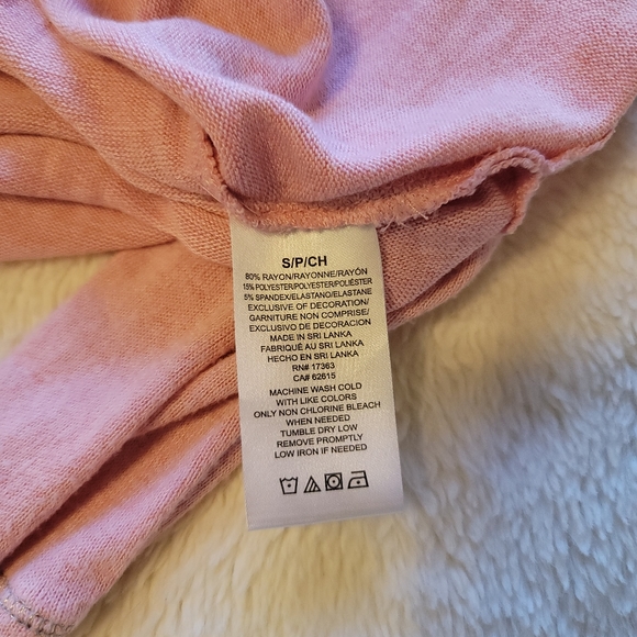 Ellen Tracy pink soft long sleeve sweater blouse - Picture 9 of 10